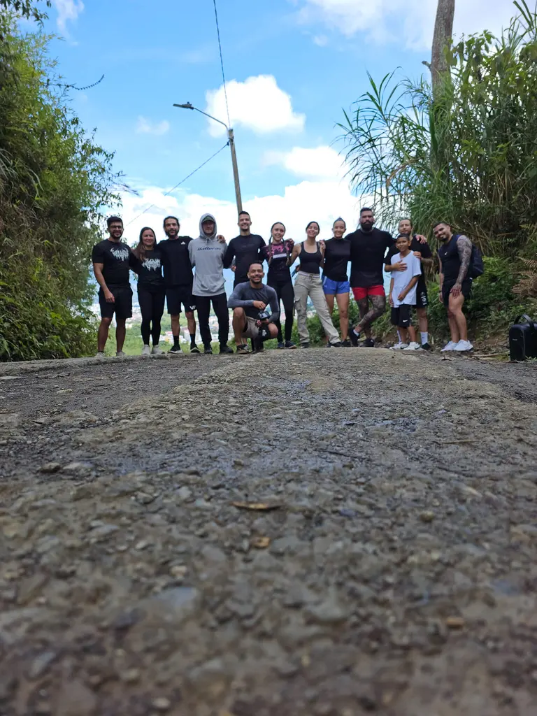Actividad al aire libre de la comunidad